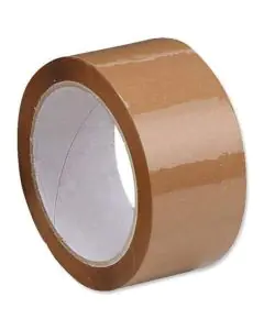 BOPP BROWN GUM TAPE , 48 mm X 65 meter,42 micron ( 20 + 22) Brown Bopp tape