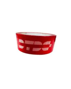 PRINTED BOPP TAPE RED EAST -36MM/65MTR , 36mm X 65 meter,42 micron ( 20 + 22) Red Bopp tape