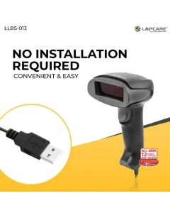 1D Wired Barcode Scanner