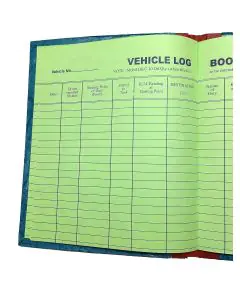 Vehicle Log Book, 210x270 , 50sets of sheet (1+1), 55gsm ,1 colour